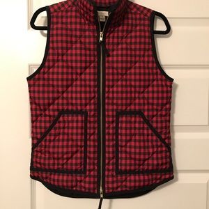 J. Crew Buffalo Check Vest size XS
